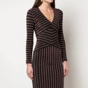 Fleur Du Mal Mitered knit dress